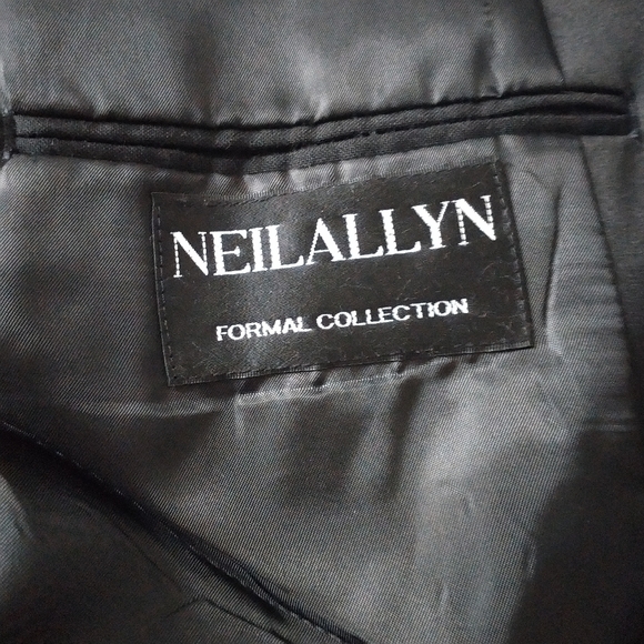 Neil Allyn Formal Collection Black Tuxedo Jacket Blazer 44XL - Picture 9 of 14